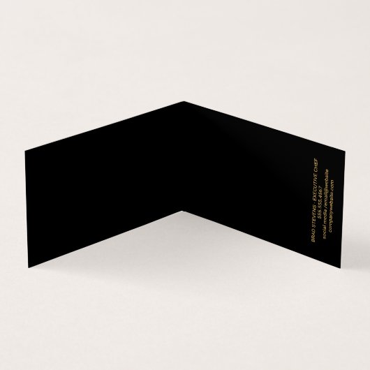 料理芸術 | Pastry Chef 名刺 (内部)