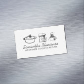 料理製ベーカリー自家製モダン食品 マグネット名刺 (インサイチュ)