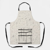 料理計量等価エプロン エプロン (正面)