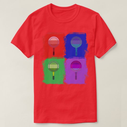 料理調理師の主ポップ・アートの要 Tシャツ (デザイン正面)
