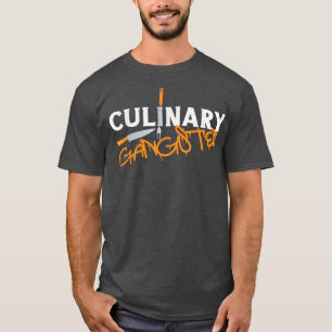 料理調理師ガングスターキッチンシェフクルーナリーギャング Tシャツ