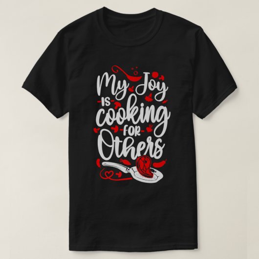 料理調理師パンキッチンシェフ Tシャツ (デザイン正面)