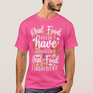 料理調理師成分キッチンシェフ Tシャツ