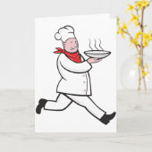 料理運人用グリーティングカード カード (黄色い花)