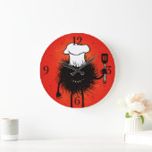 料理邪悪な生き物ハロウィーン ラージ壁時計 (ホーム)
