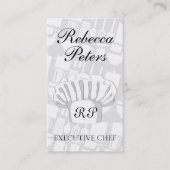 料理長のモノグラム 名刺 (正面)