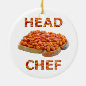 料理長の豆を乾杯 セラミックオーナメント (裏面)