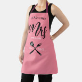 料理長ミセス·イヤーがサケのピンクを制定 エプロン (インサイチュ)