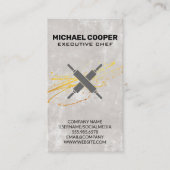 料理長 |の転がピン 名刺 (正面)