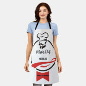 料理長 エプロン (着用した状態)