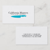 料理長 |シアンII 名刺 (正面/裏面)