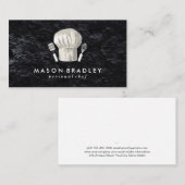 料理長 | スレート | シェフハット 名刺 (正面/裏面)