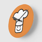 料理長 ラウンド壁時計 (傾斜)