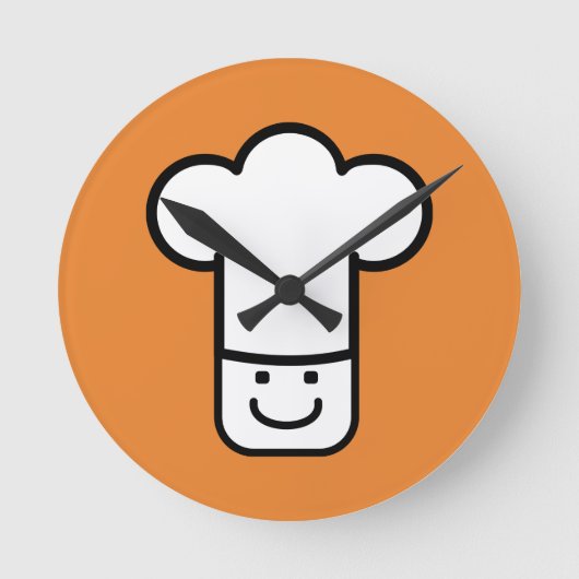 料理長 ラウンド壁時計 (正面)