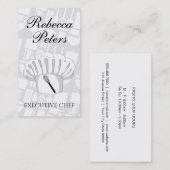 料理長 名刺 (正面/裏面)