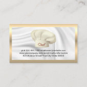 料理長 | 料理用ハットメタリック事業 名刺 (裏面)