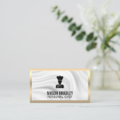 料理長 |料理金ゴールド金属事業 名刺 (スタンド正面)