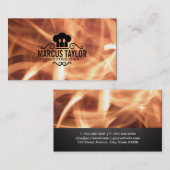 料理長 |火災 名刺 (正面/裏面)