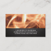 料理長 |火災 名刺 (裏面)