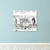 料理魚 キャンバスプリント (インサイチュ (ウッドフロア))