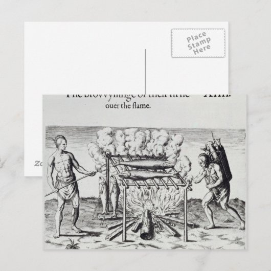 料理魚 ポストカード (正面/裏面)