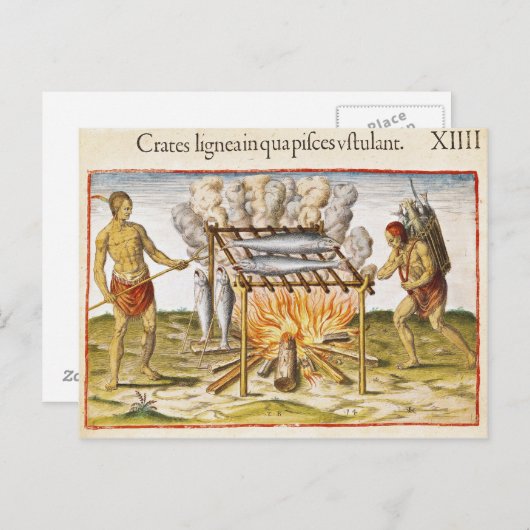 料理魚 ポストカード (正面/裏面)