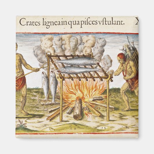 料理魚 マグネット (正面)