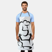 料理 エプロン (着用した状態)