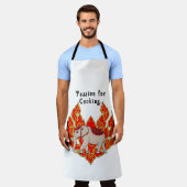 料理。 エプロン (着用した状態)