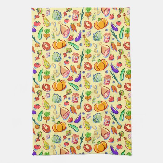 料理 キッチンタオル (縦)