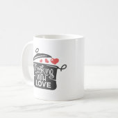 料理 コーヒーマグカップ (正面左)