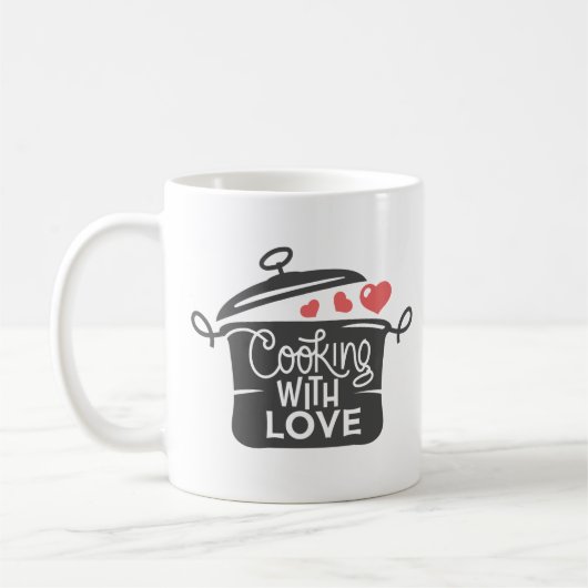 料理 コーヒーマグカップ (左)