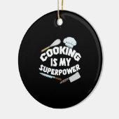 料理 セラミックオーナメント (左)