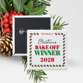 料理、ベーキング、またはセーターのホリデーウィナープライズ 缶バッジ