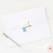 料理 ラウンドシール (封筒)