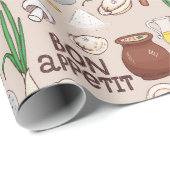 料理 ラッピングペーパー (ロールコーナー)