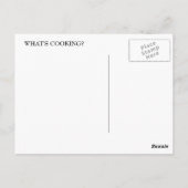 料理?レシピ – はがき (裏面)