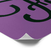 料理(ワインポスター付おもしろい) ポスター (角)