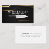 料理 | 包丁 | 料理 名刺 (正面/裏面)