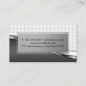 料理 | Executive Chef Knife |金属織り 名刺 (裏面)