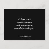 料金表はがき – インスピレーション ポストカード (正面)