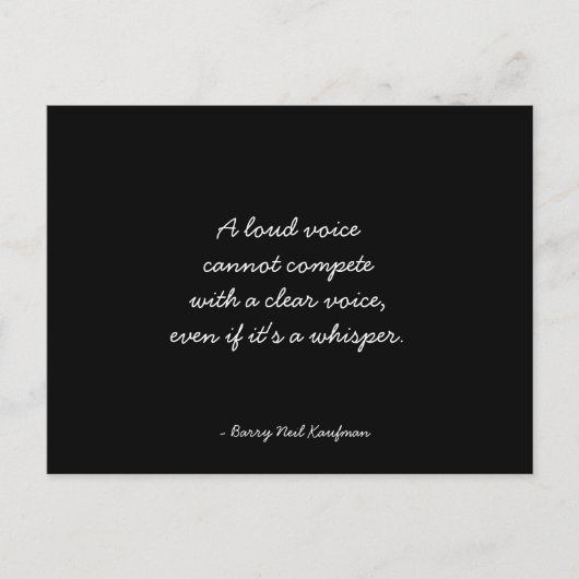 料金表はがき – インスピレーション ポストカード (正面)