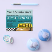 料金表示付きタクシー看板 チラシ (シングル)