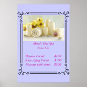 料金表 ポスター (正面)