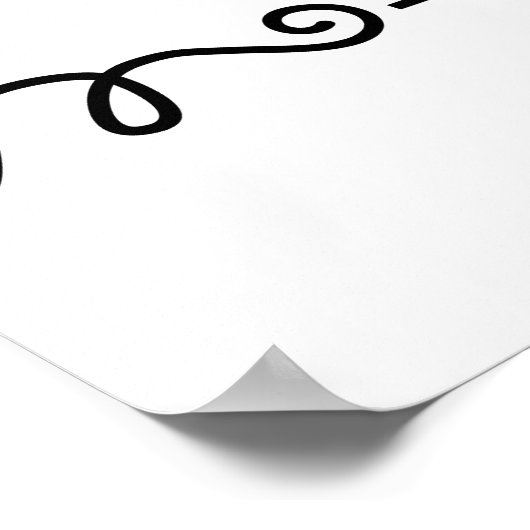 料金表 ポスター (角)