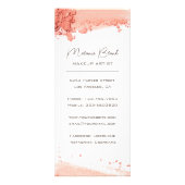 料金表 | 美容院 ヘア&メイク ラックカード (裏面)