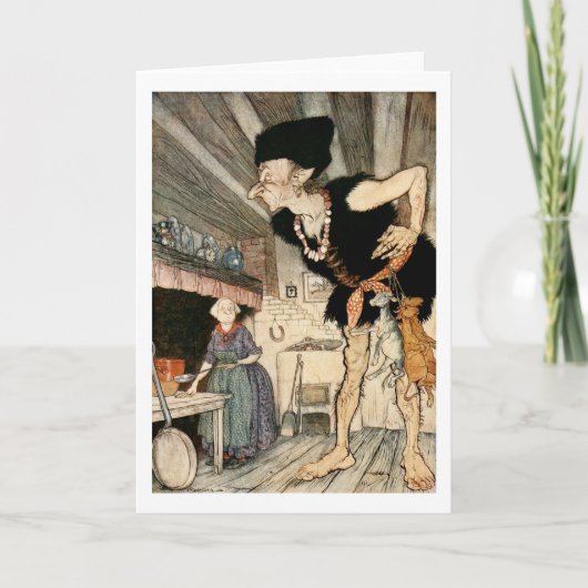 料金fi fofum、私はイギリス人の血をかぎます カード (正面)