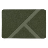 斜はっきりした線ストライプ磁石 – Moss Green Minimalism マグネット (横)