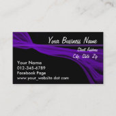 斜めに流れるバイオレットストリーク 予約カード (正面)