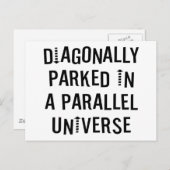 斜めに駐車 ポストカード (正面/裏面)